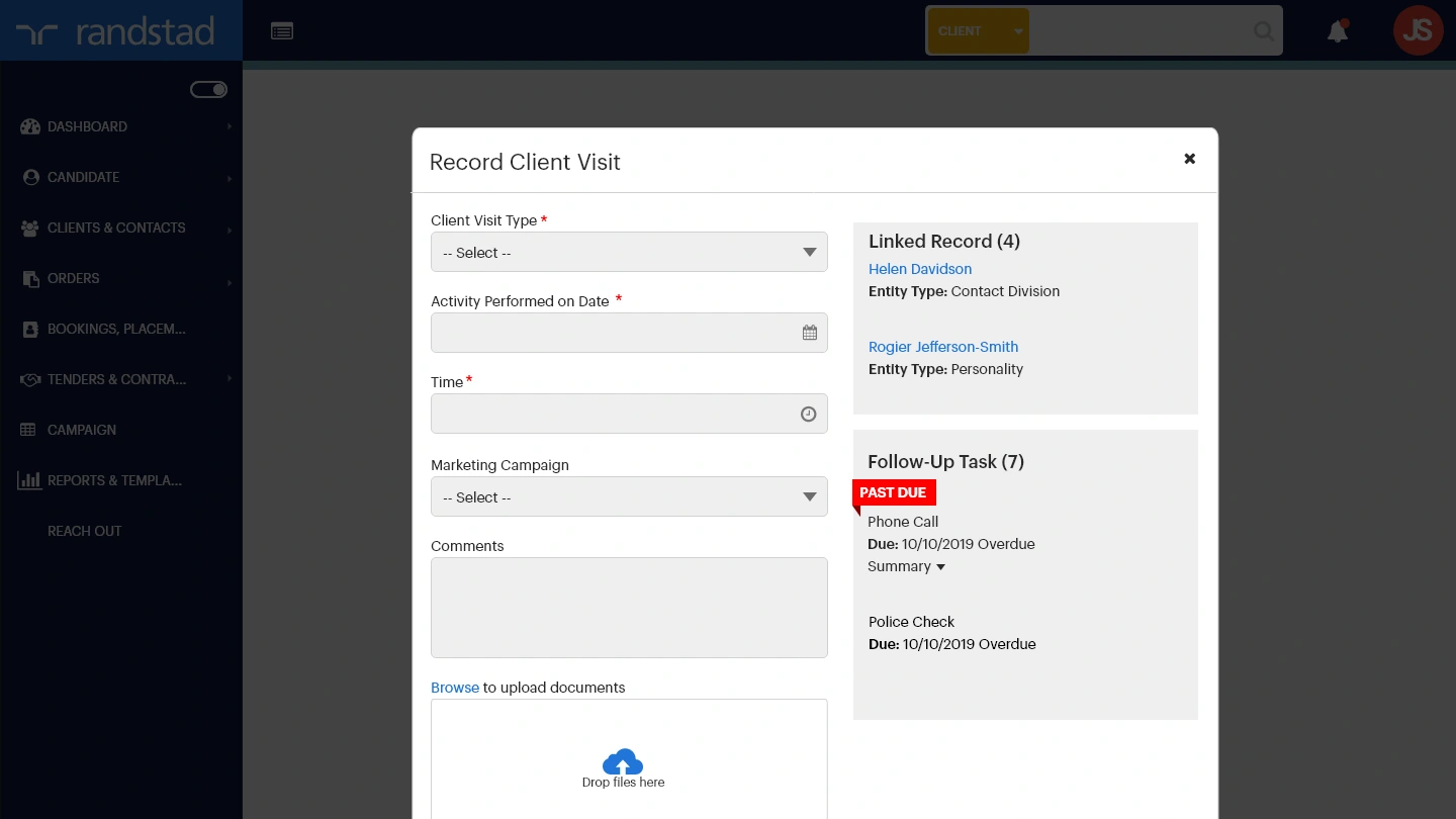 GCG final application — data view