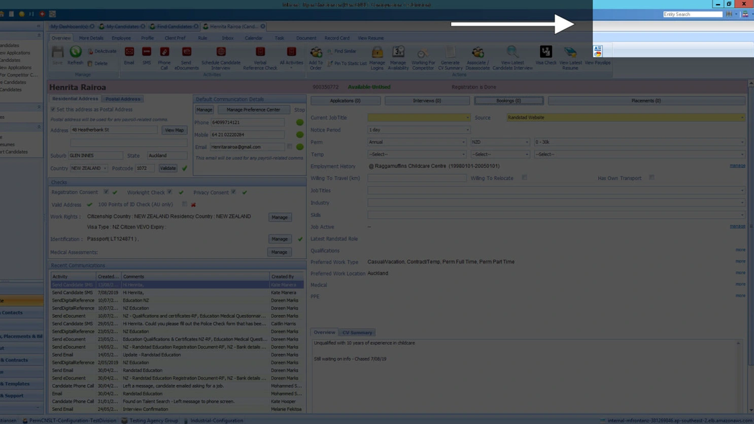 Global search — before